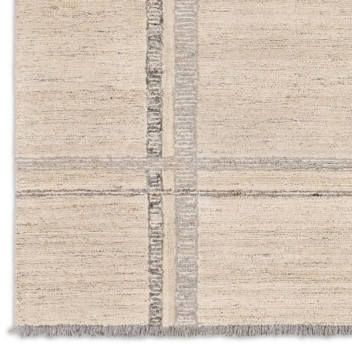 Islen Patterned Rug Sample - Cream, Wool