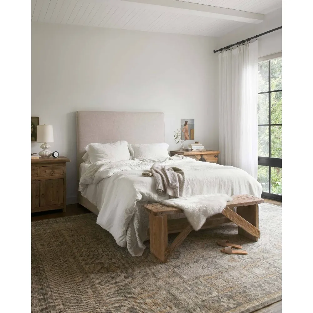 Ismael Tribal Patterned Hand Knotted Rug 6'x9' - Grey, Wool