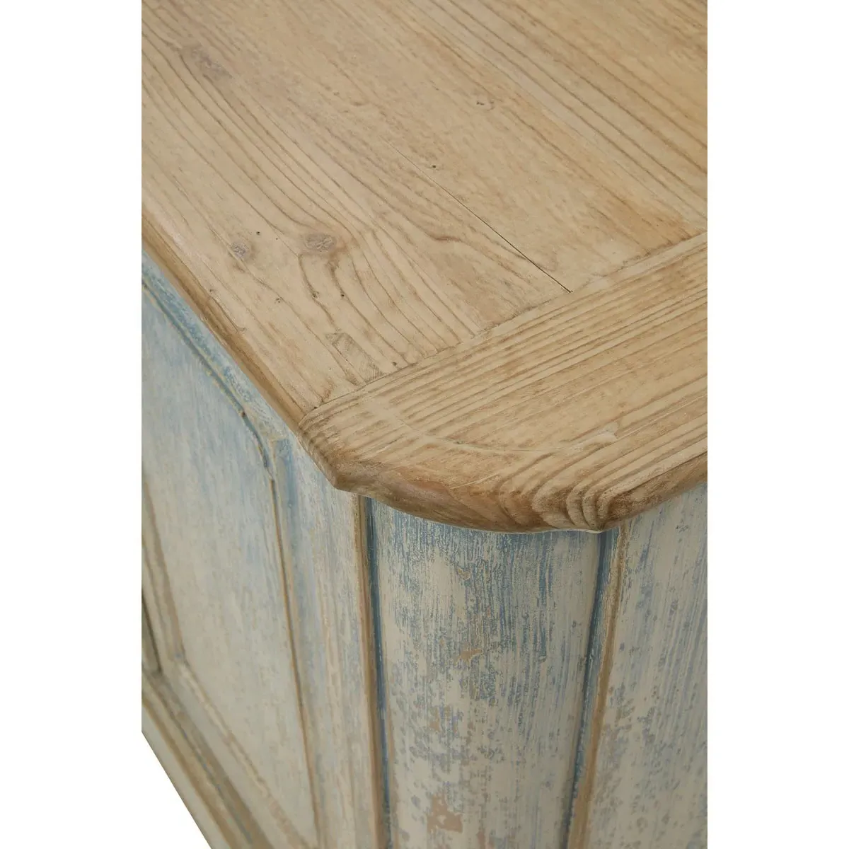 Isola Distressed Sideboard - Blue, Reclaimed Pine