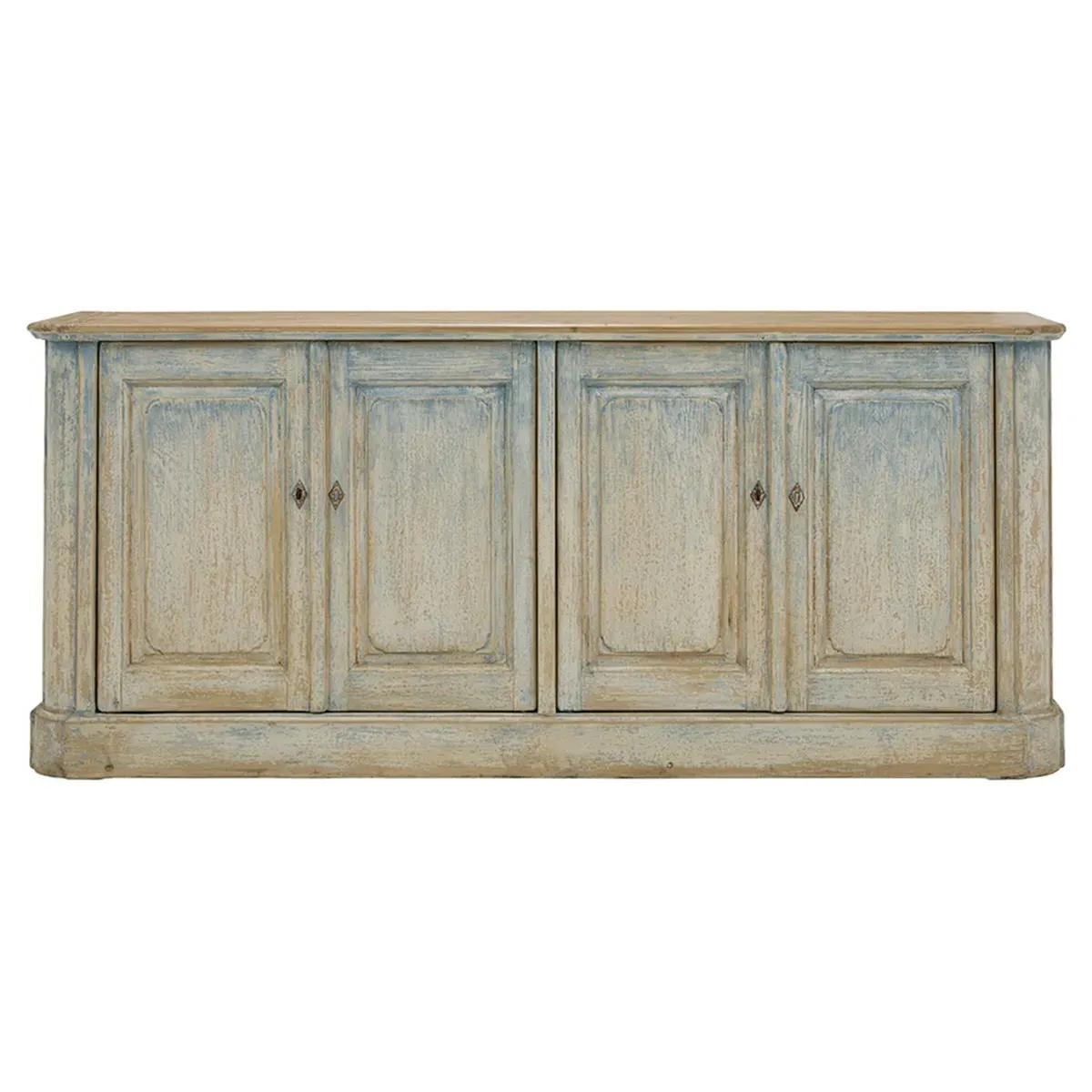 Isola Distressed Sideboard - Blue, Reclaimed Pine