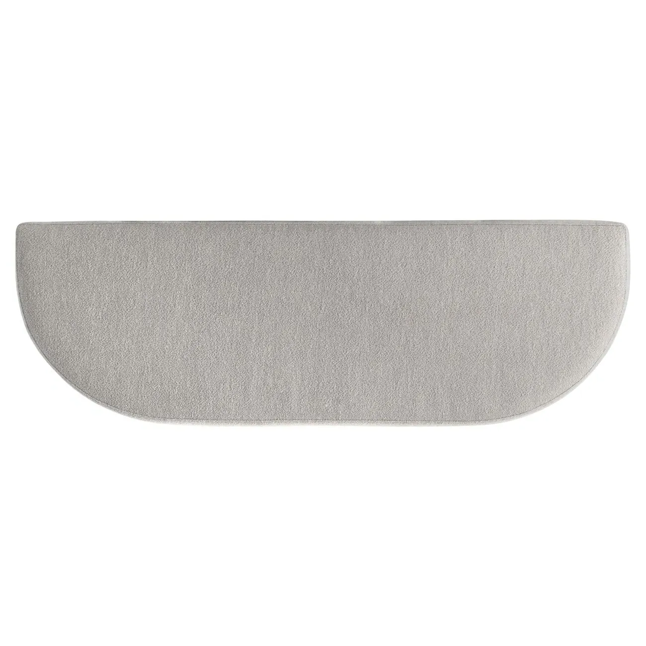 Isolde Demilune Bench - Grey, Boucle