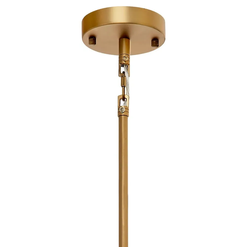 Isolde Petal Pendant Light - Blue, Glass