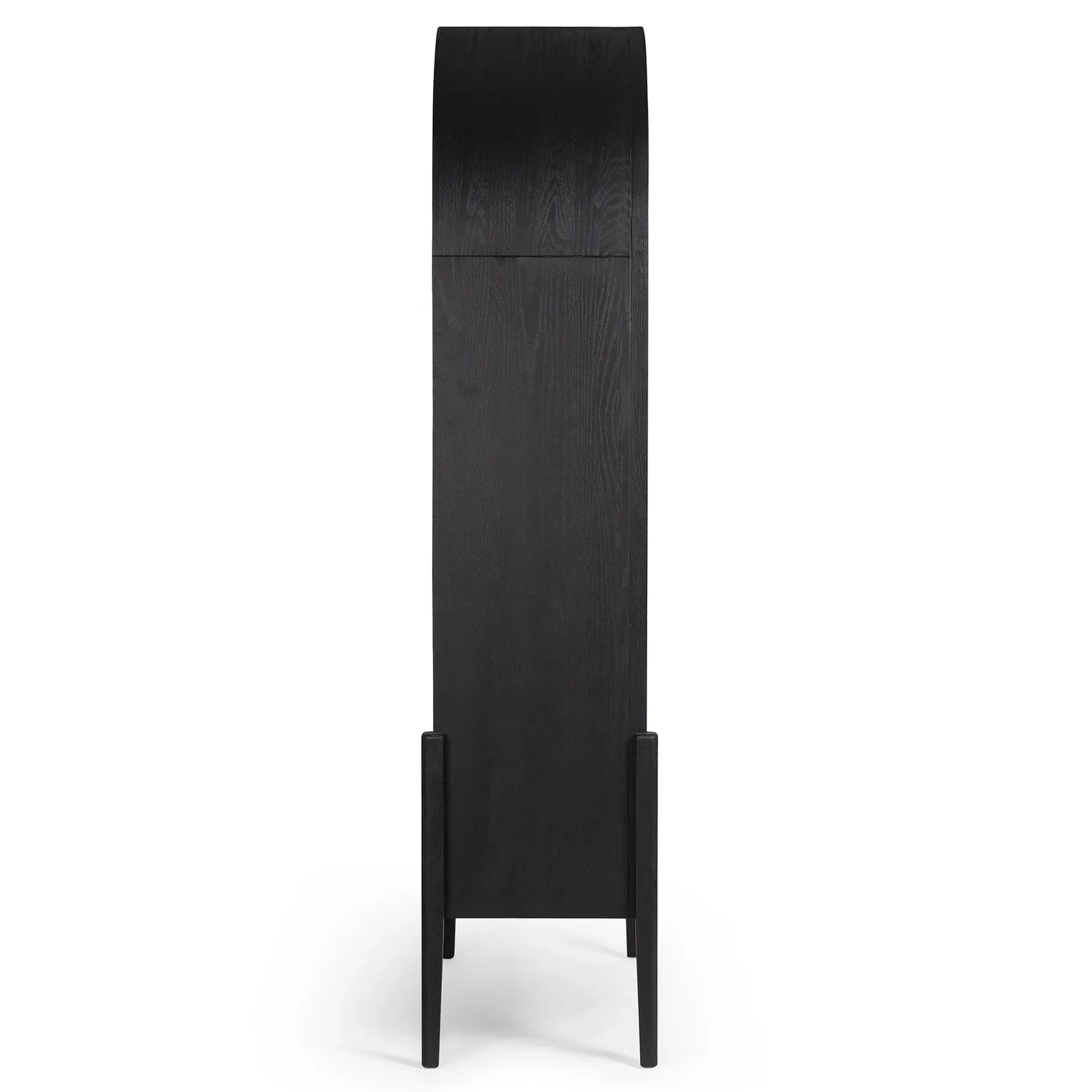 Ivan Arched Bookcase - Brown, Oak