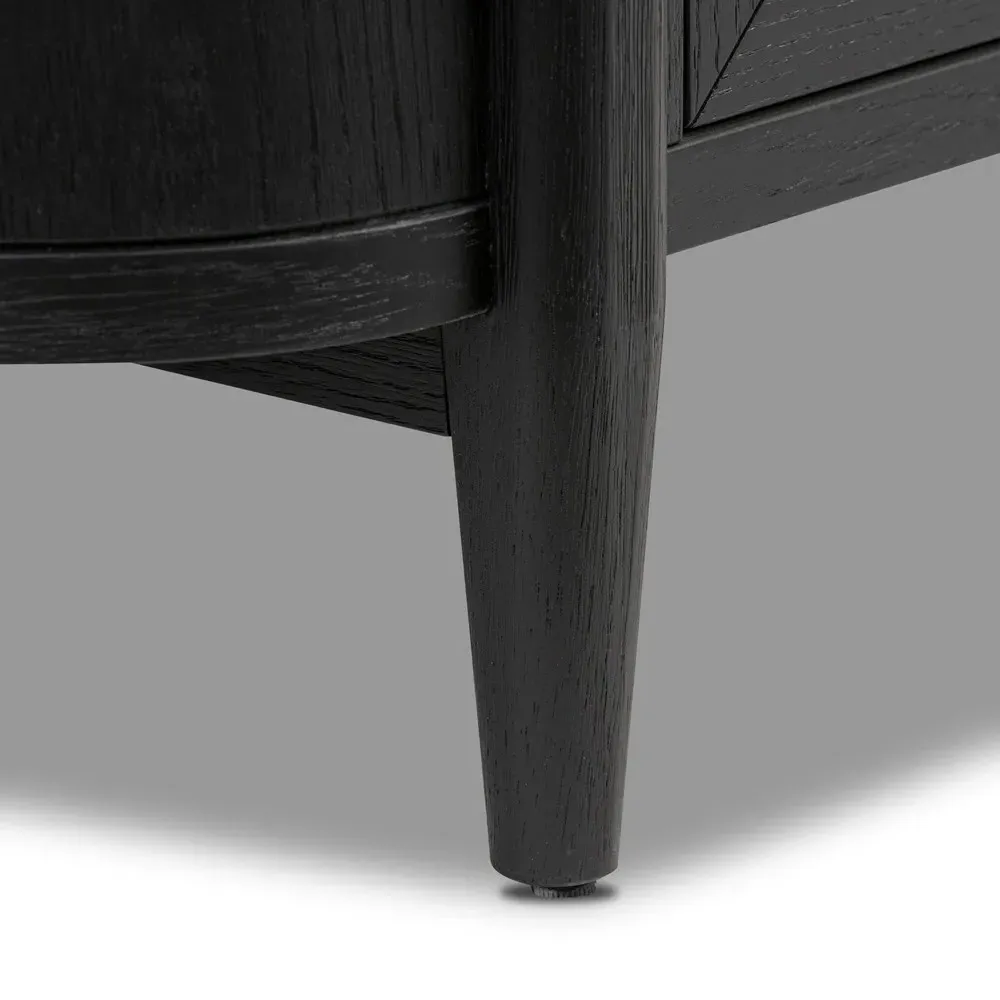 Ivan Double Dresser - Black, Oak