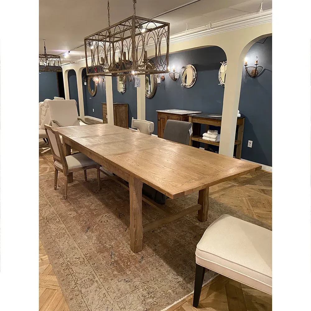 Ivan Extendable Dining Table - Brown, Oak