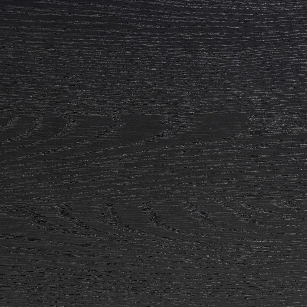 Ivan Nightstand with Storage - Black, Oak