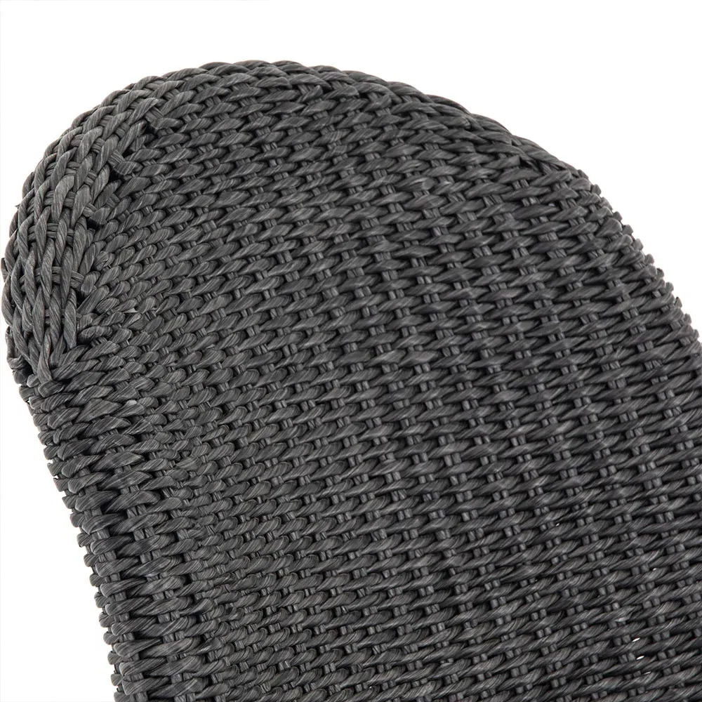 Ivanna Woven Outdoor Dining Chair - Black, Wicker