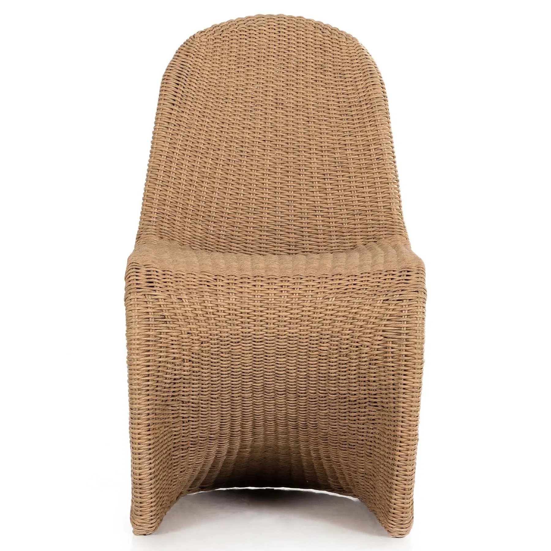 Ivanna Woven Outdoor Dining Chair - Brown, Wicker