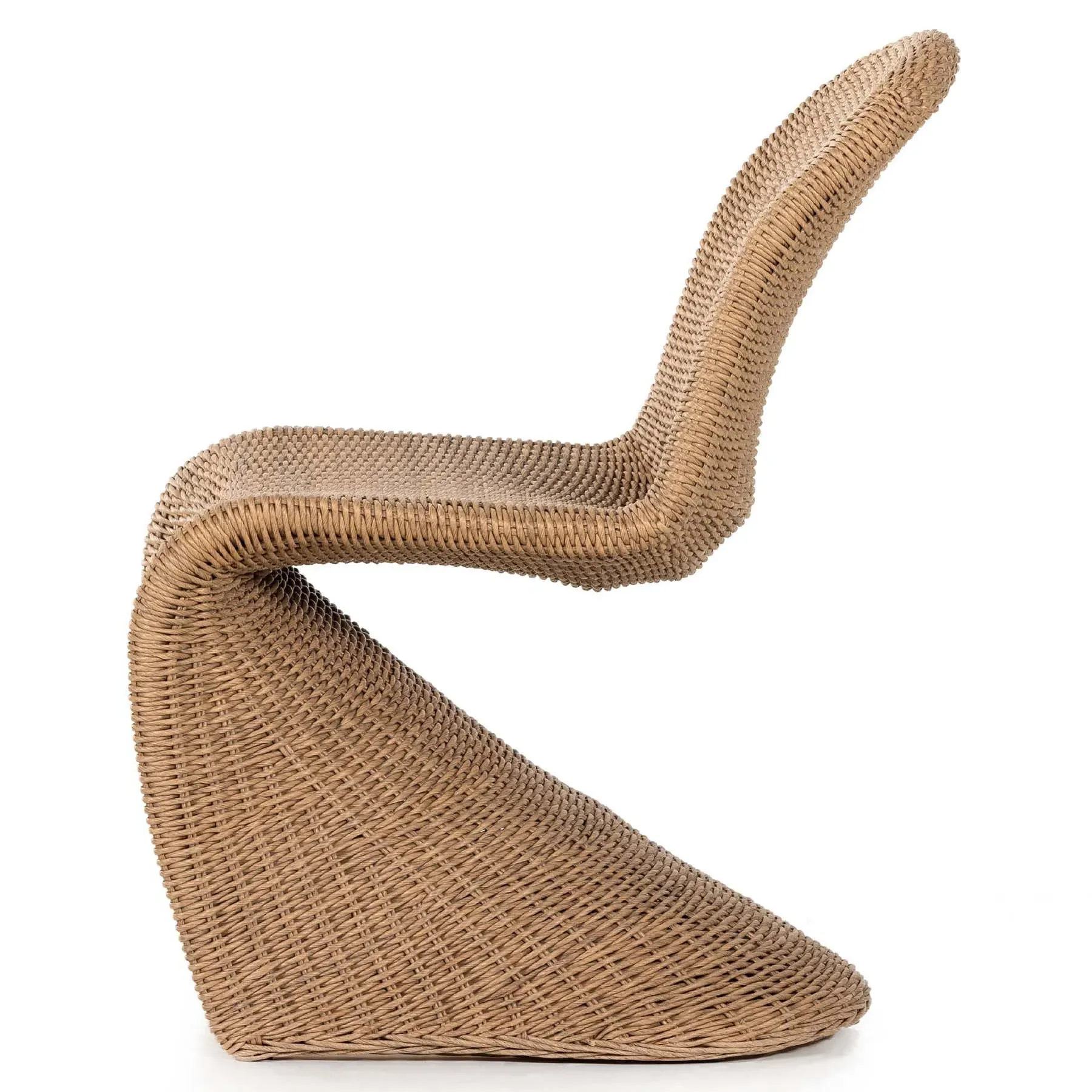 Ivanna Woven Outdoor Dining Chair - Brown, Wicker