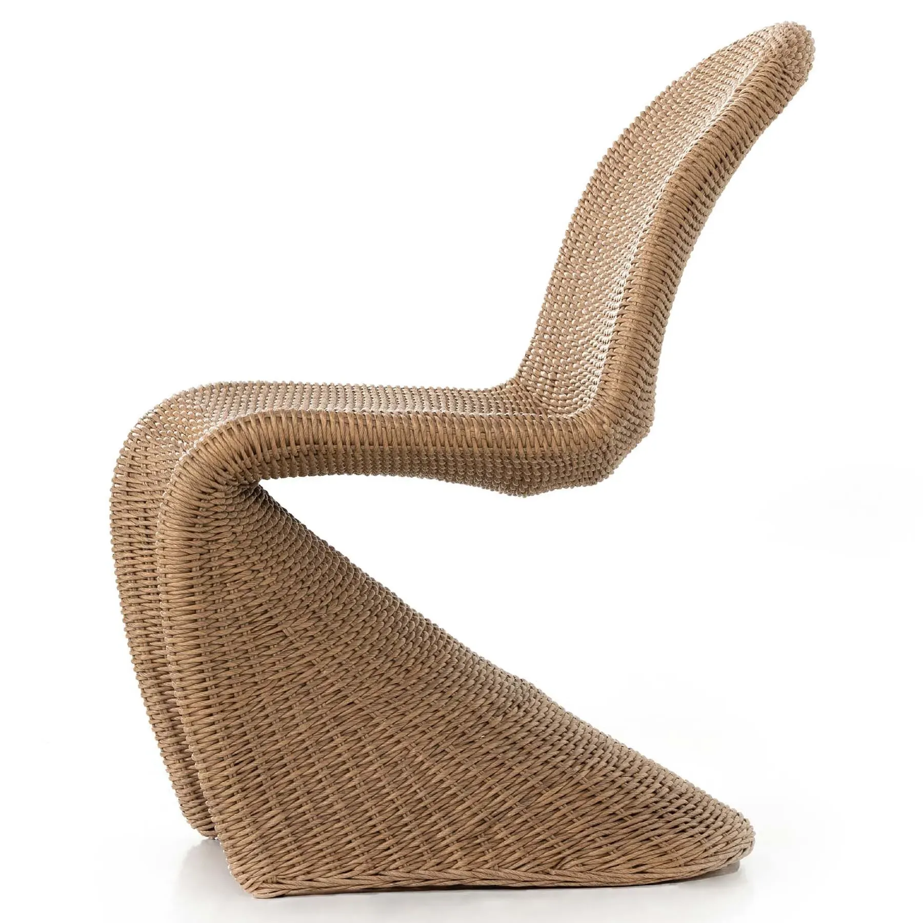 Ivanna Woven Outdoor Dining Chair - Brown, Wicker