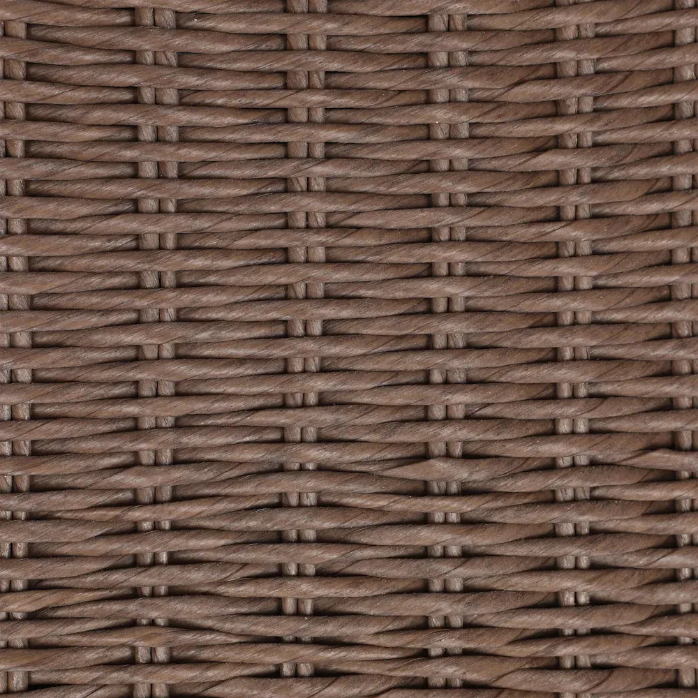 Ivanna Woven Outdoor Dining Chair - Dark Brown, Wicker