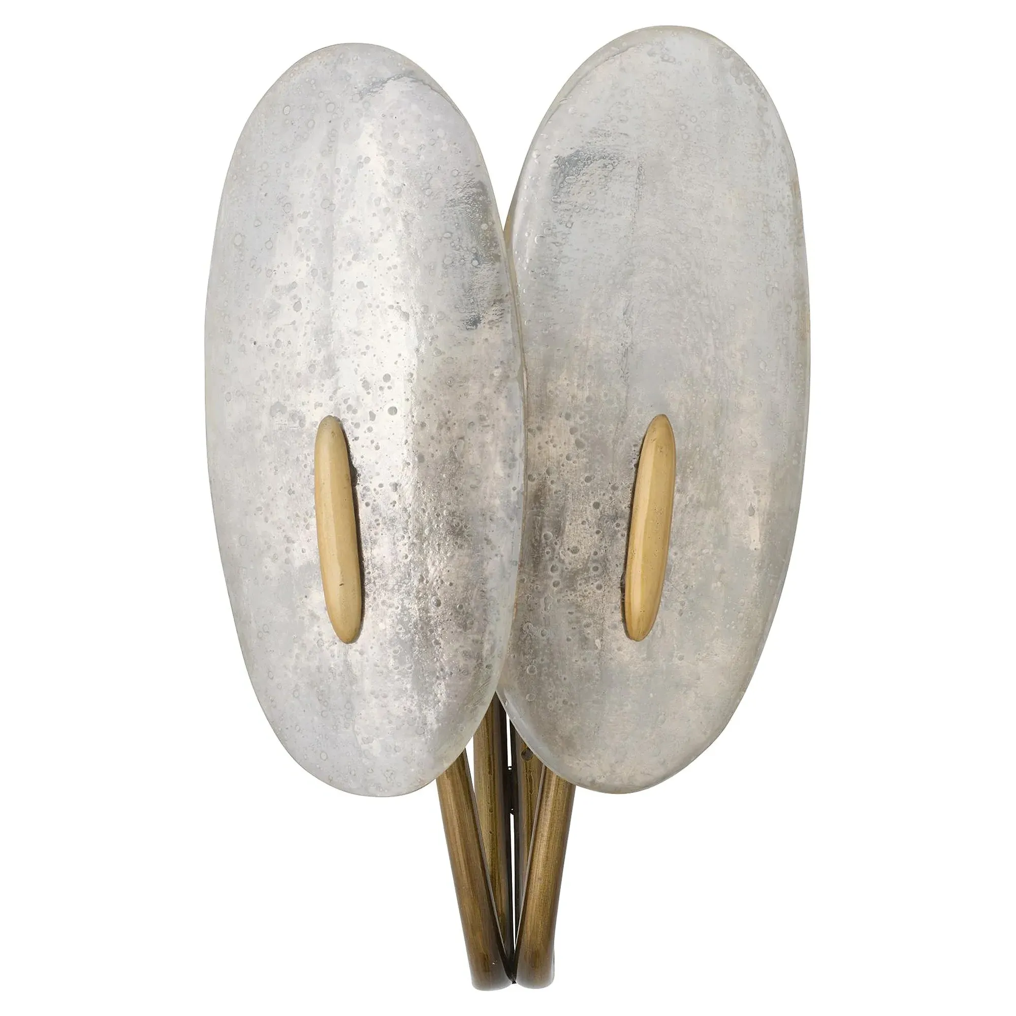 Izara Oval Wall Sconce - Mercury, Glass image