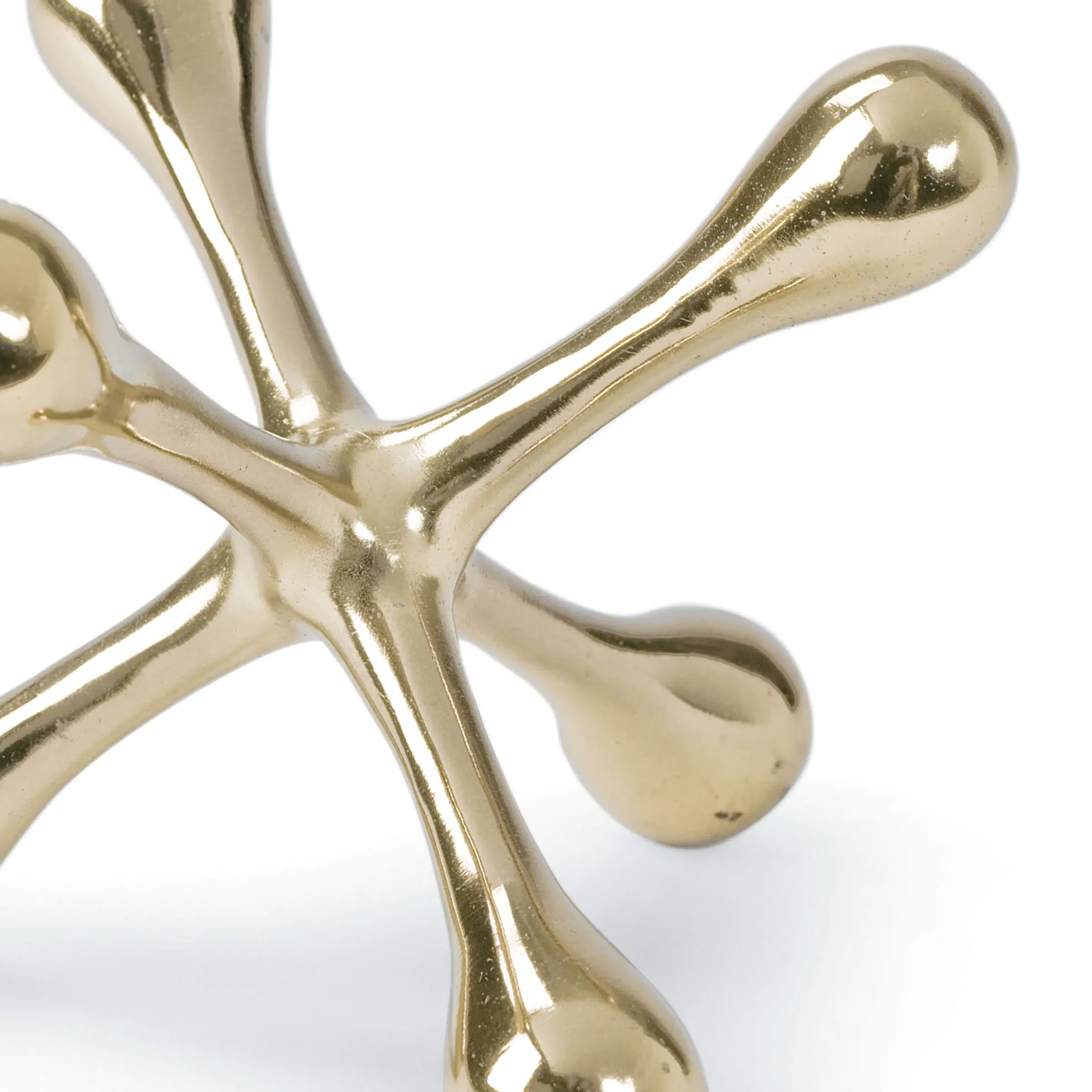 Jack Large Aluminum Sculpture - Gold