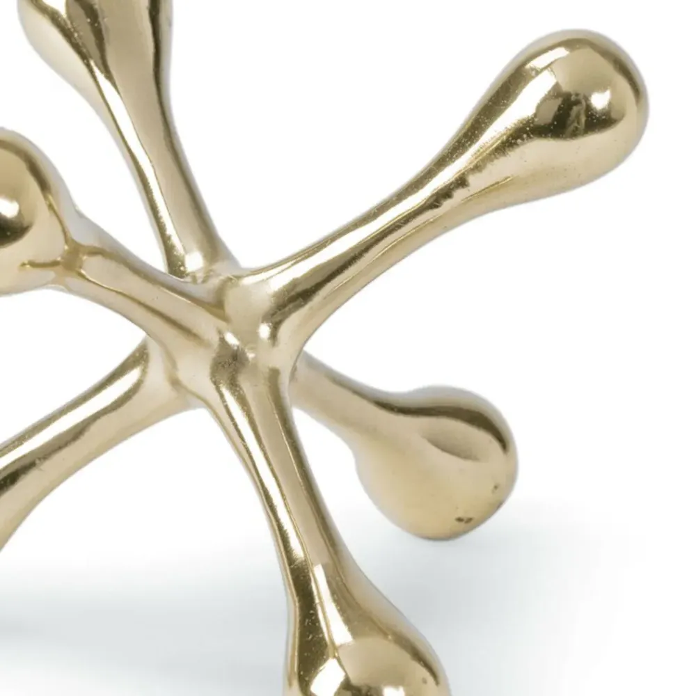 Jack Large Aluminum Sculpture - Gold