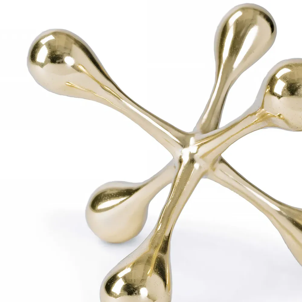 Jack Small Aluminum Sculpture - Gold