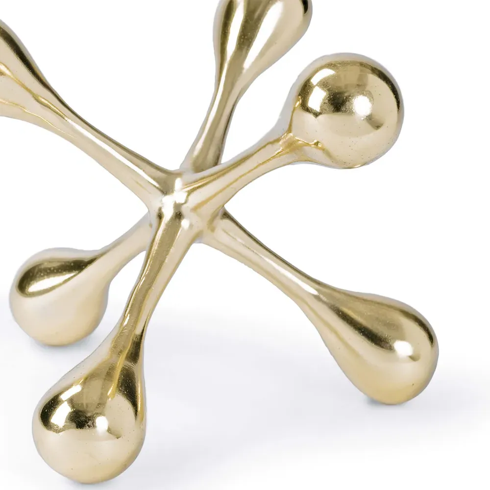 Jack Small Aluminum Sculpture - Gold