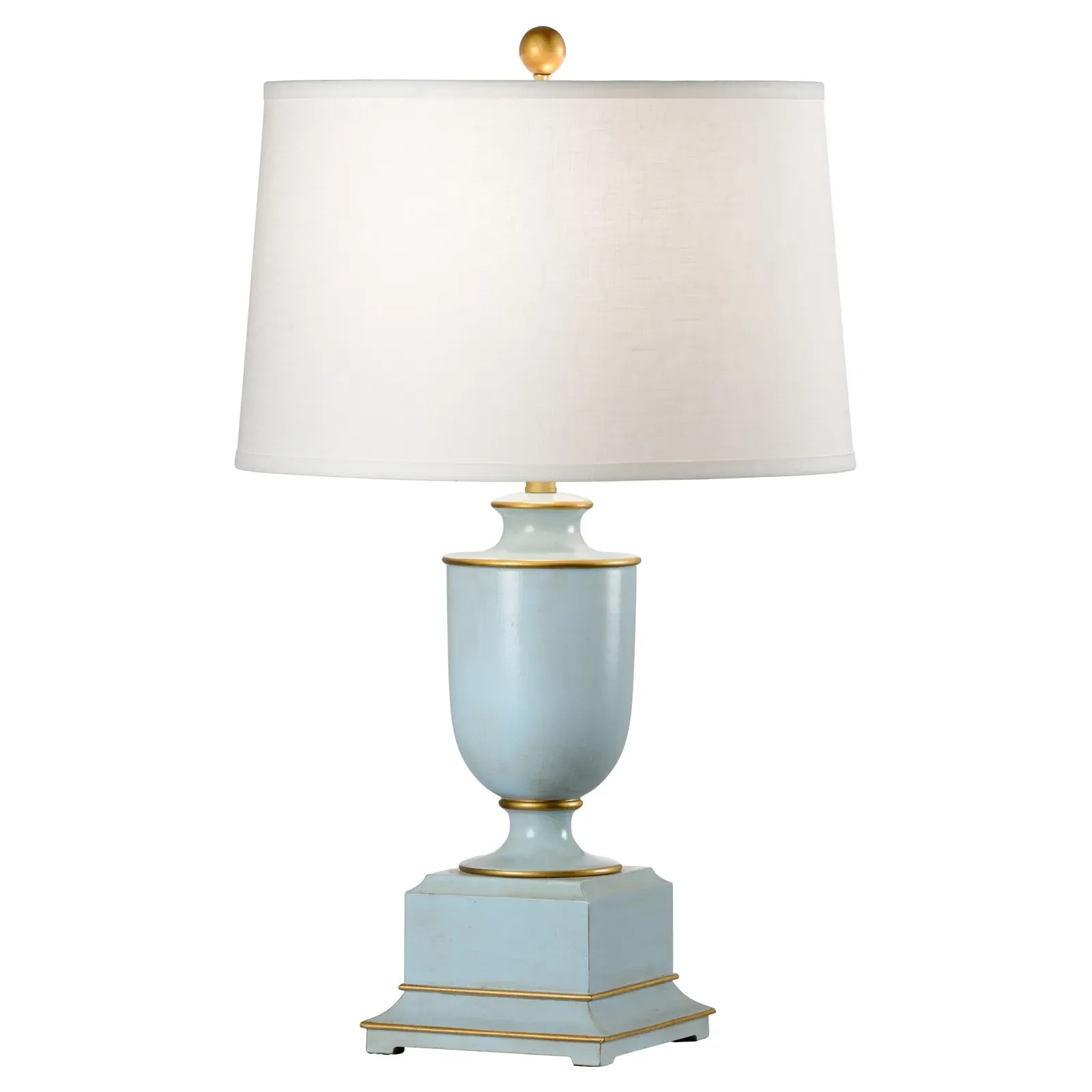 Jaclyn Urn Table Lamp - Blue, Composite image