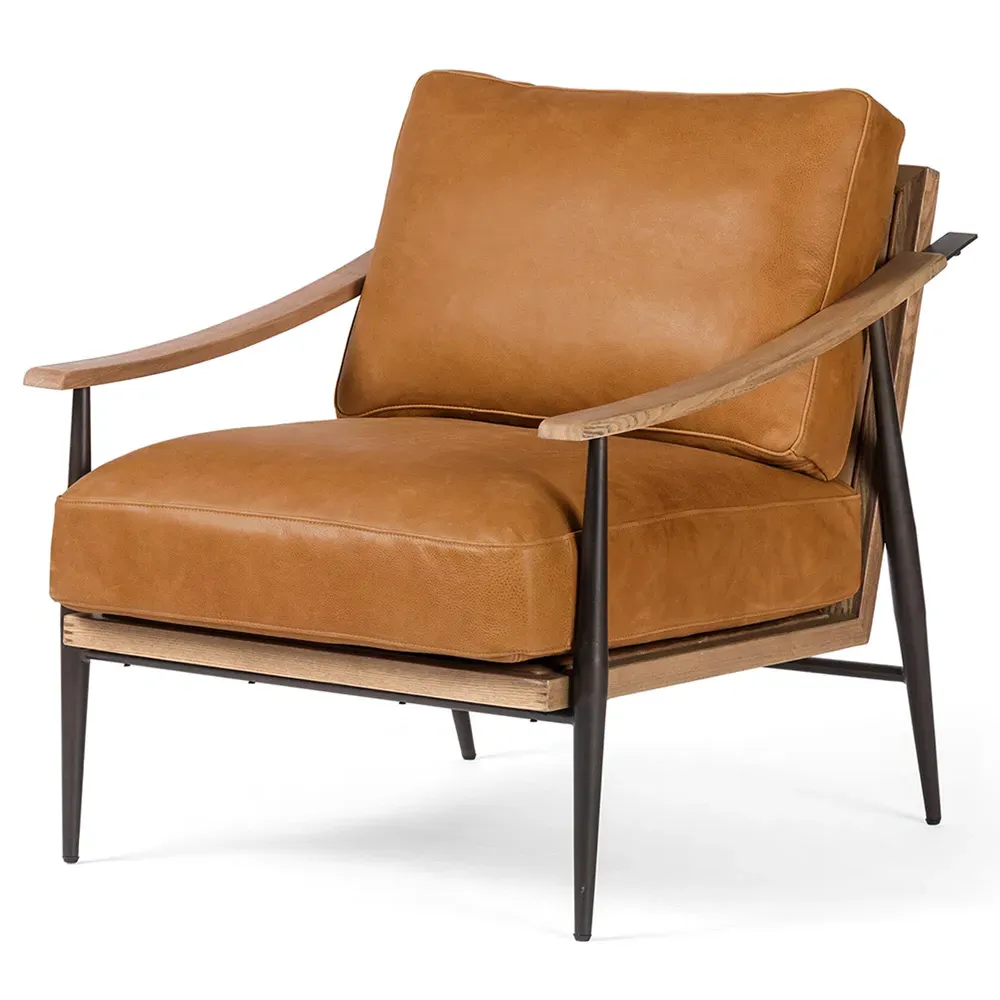 Jacoby Arm Chair - Cognac, Leather