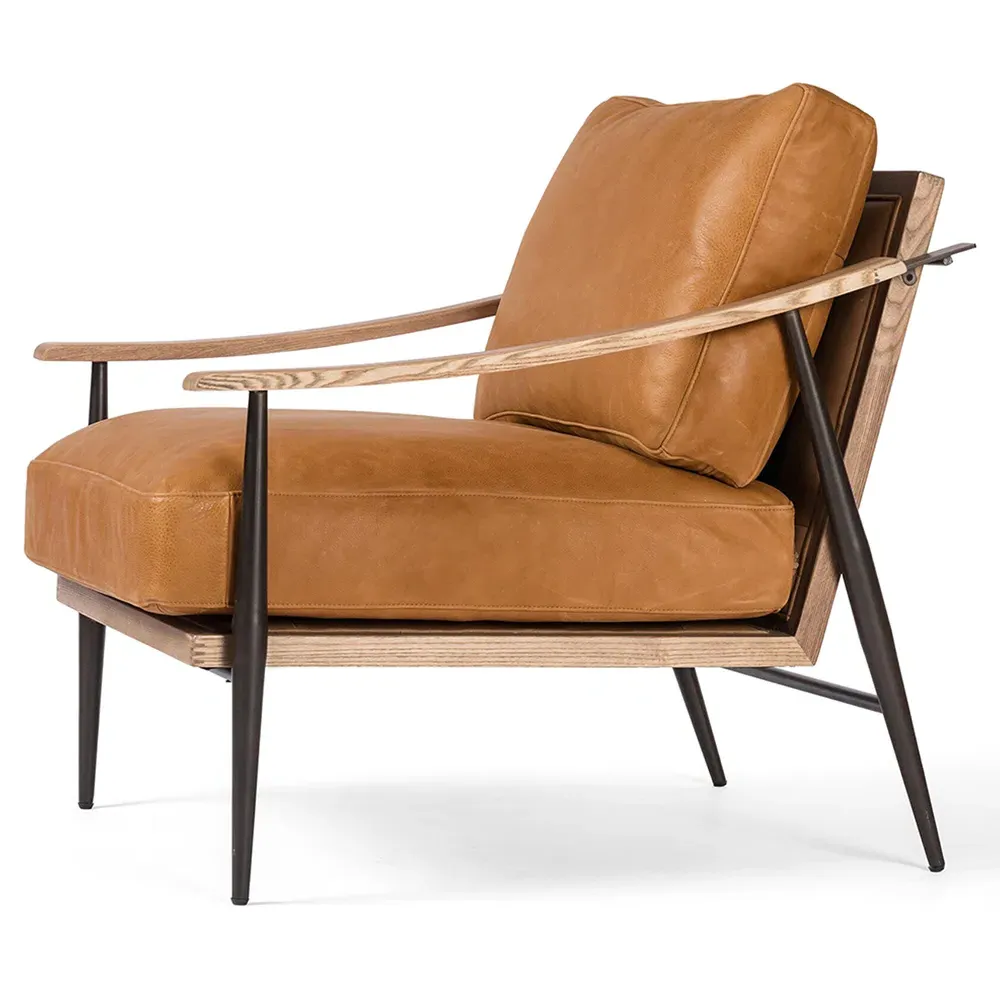 Jacoby Arm Chair - Cognac, Leather
