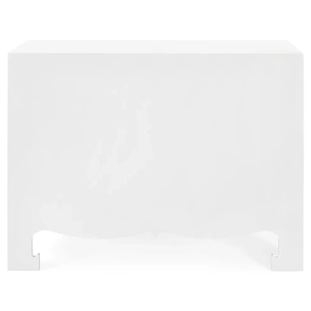 Jacqui Bachelor Chest - White, Wood