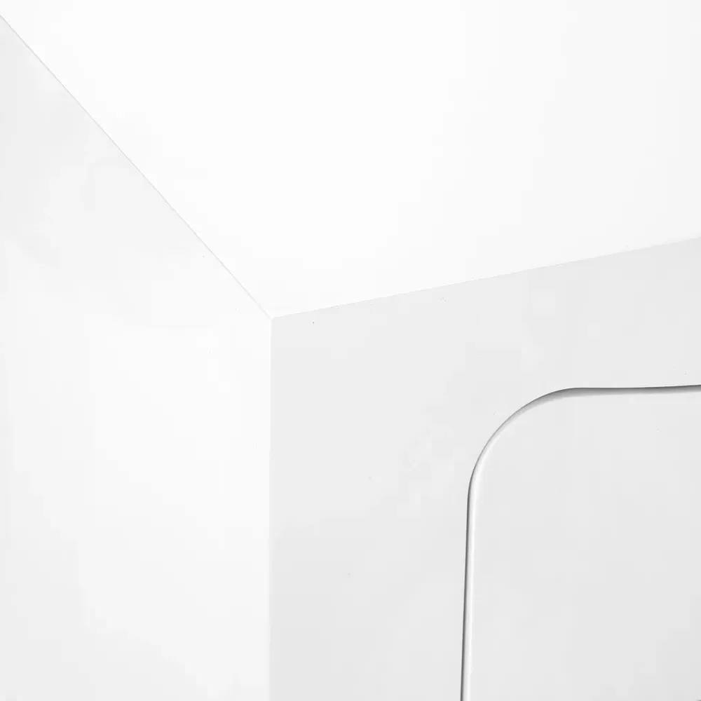 Jacqui Bachelor Chest - White, Wood