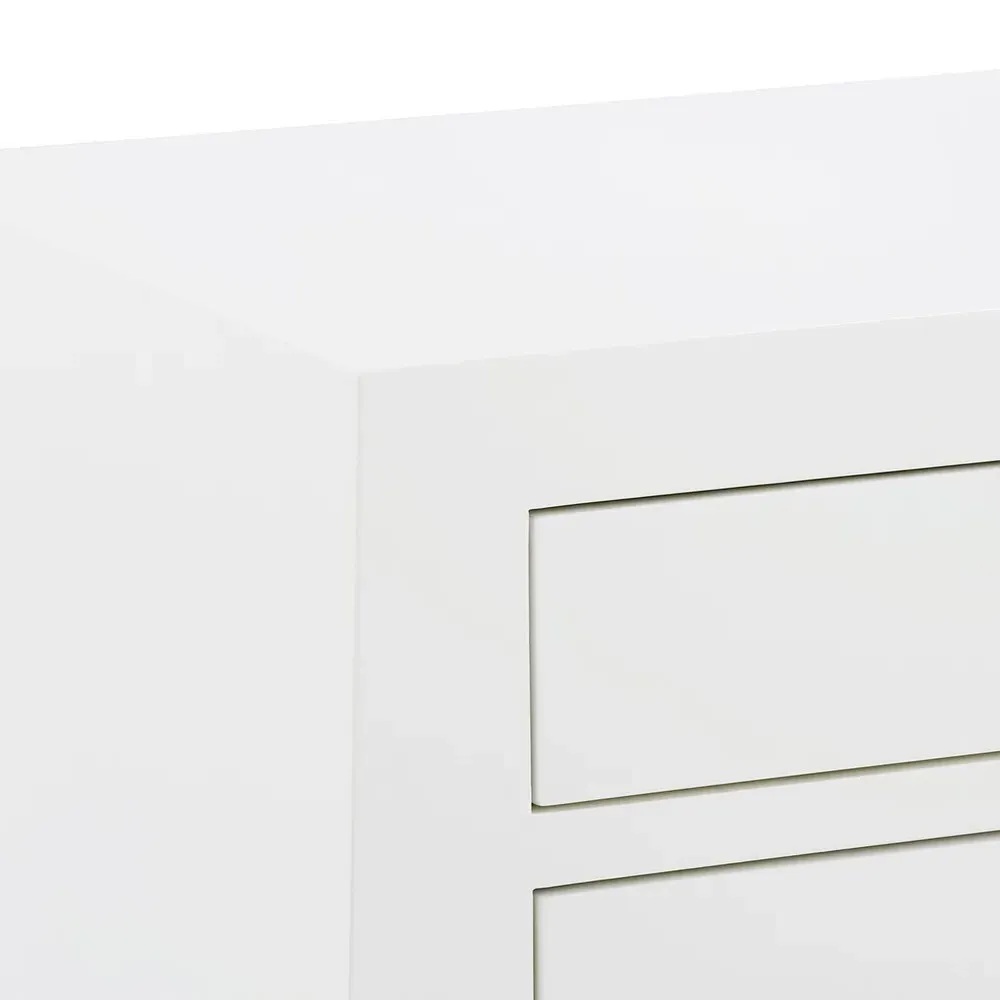 Jacqui Nightstand - Chiffon White, Wood