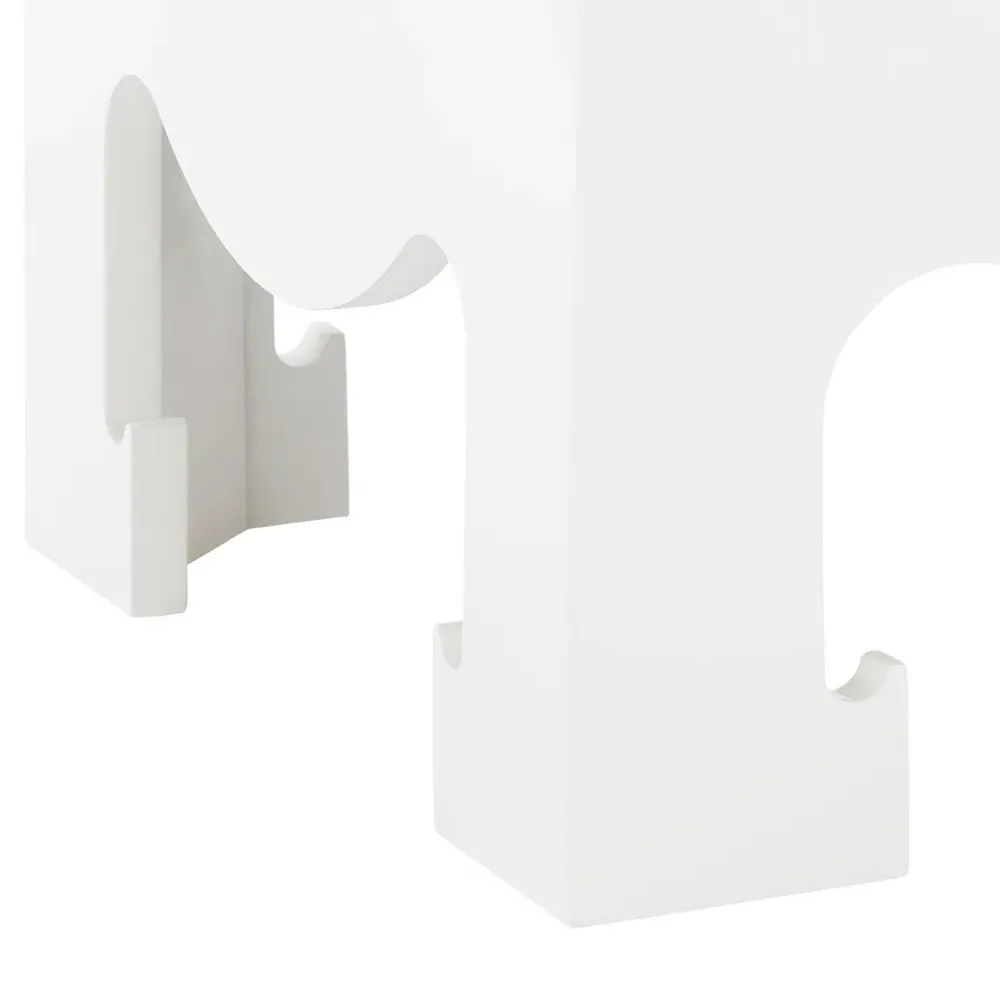 Jacqui Nightstand - Chiffon White, Wood