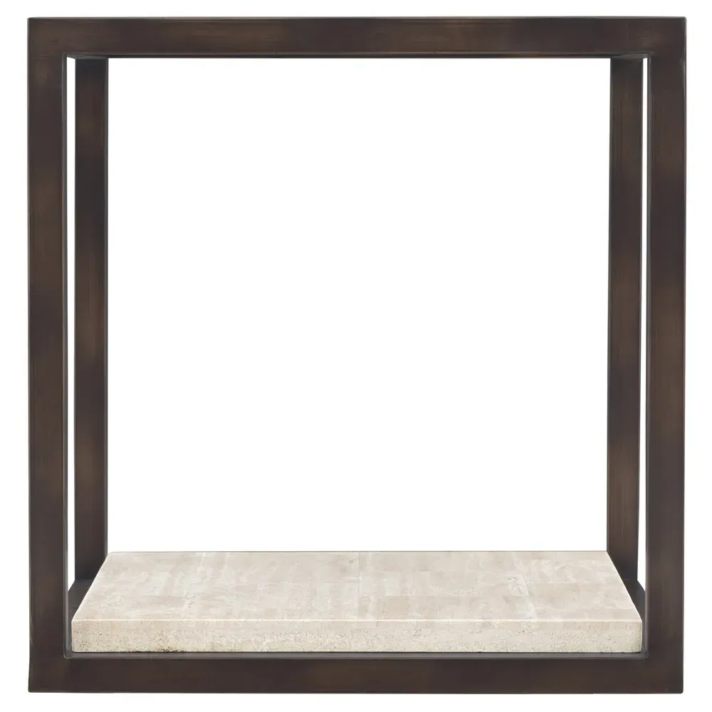 Jade Side Table - Bronze, Glass image