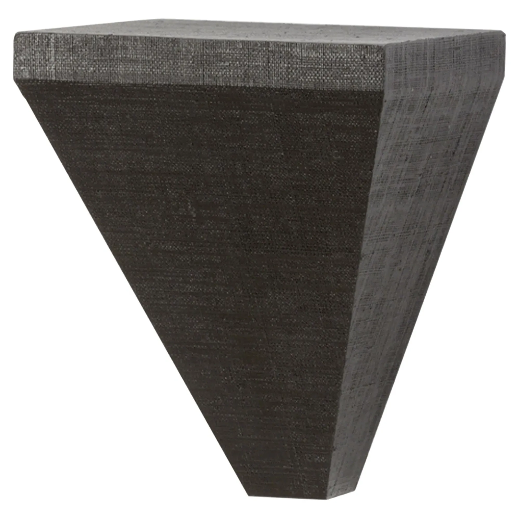 Jaden Wall Bracket Shelf - Black, Raffia image