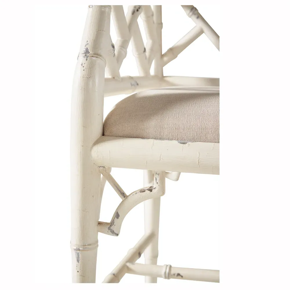 Jaelynn Entryway Bench - White, Mahogany