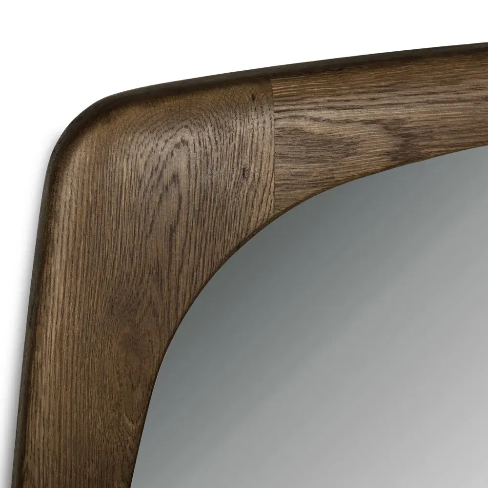 Jaira Wall Mirror - Brown, Oak