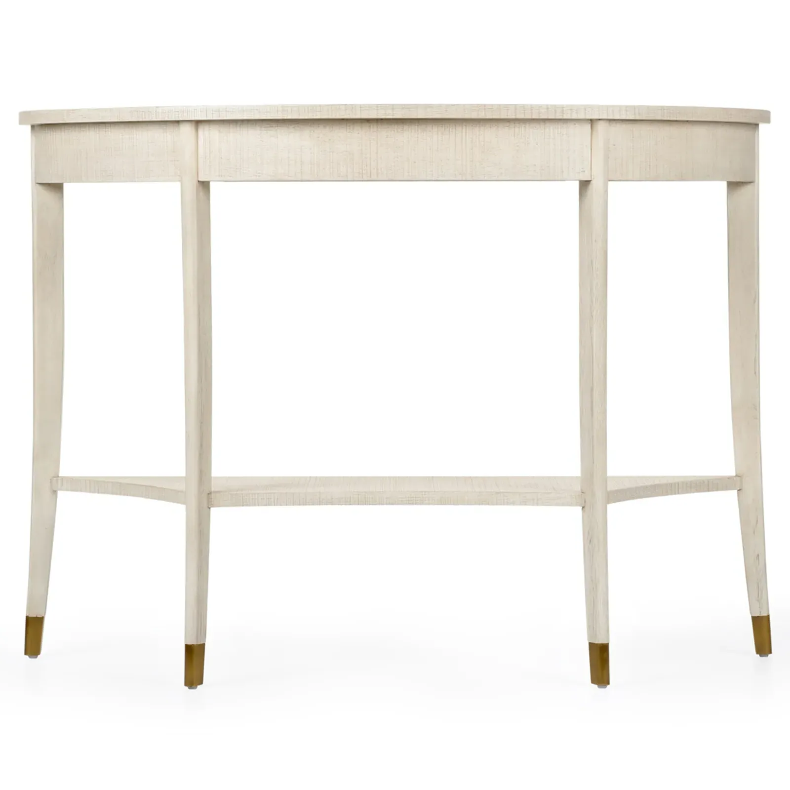 Jake Demilune Console Table - Brown, Wood image