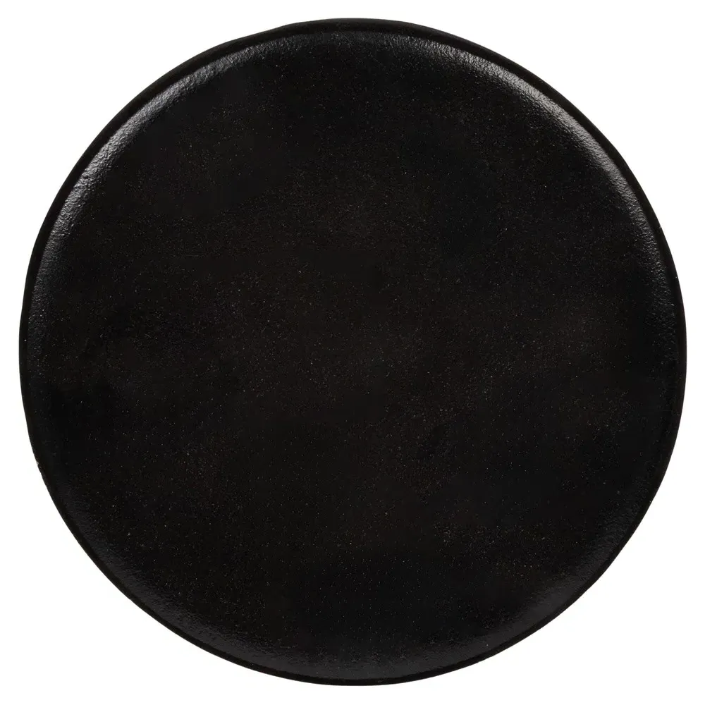 Jalen Round End Table - Black, Aluminum