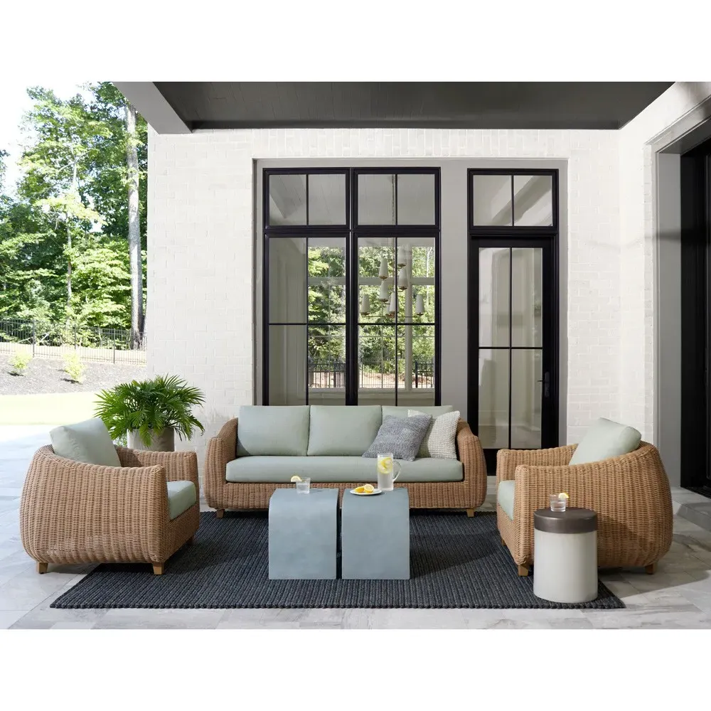 Jamaica Garden Stool - Grey, Ceramic