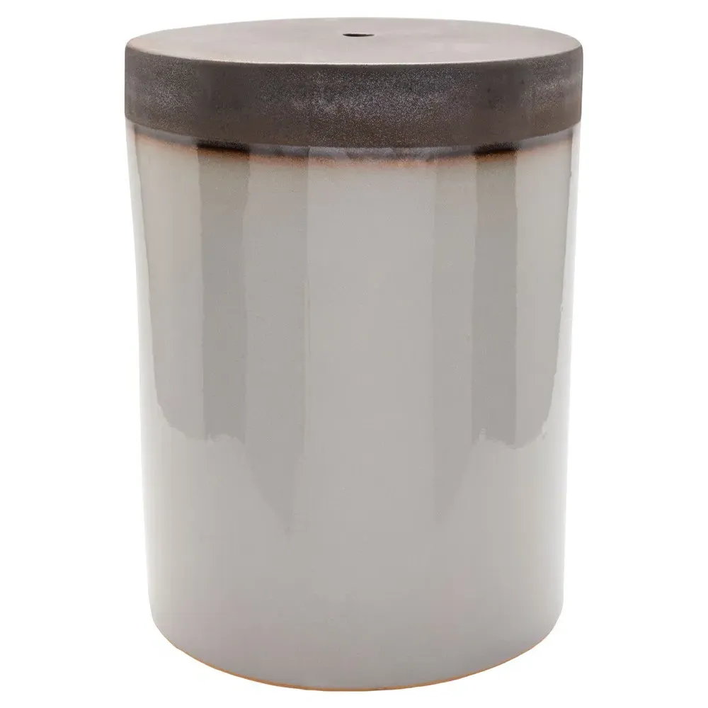 Jamaica Garden Stool - Grey, Ceramic image