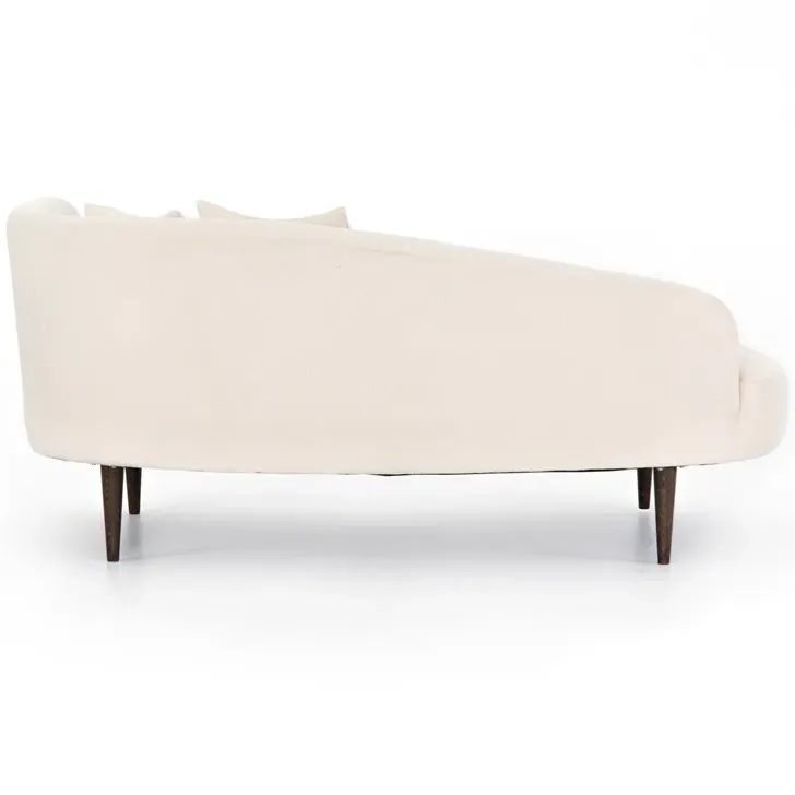 James Left Arm Chaise Lounge - Beige, Oak