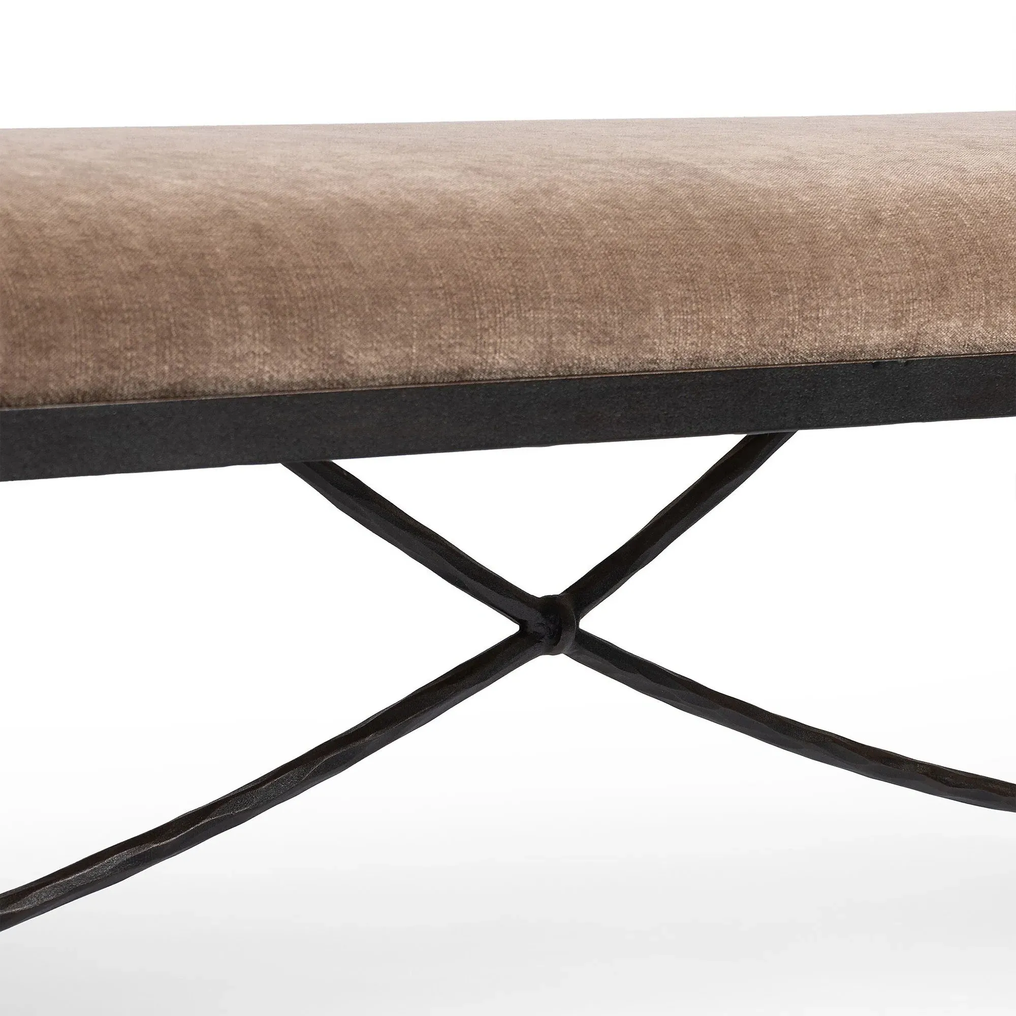 Jane Altair Bench - Mushroom, Velvet