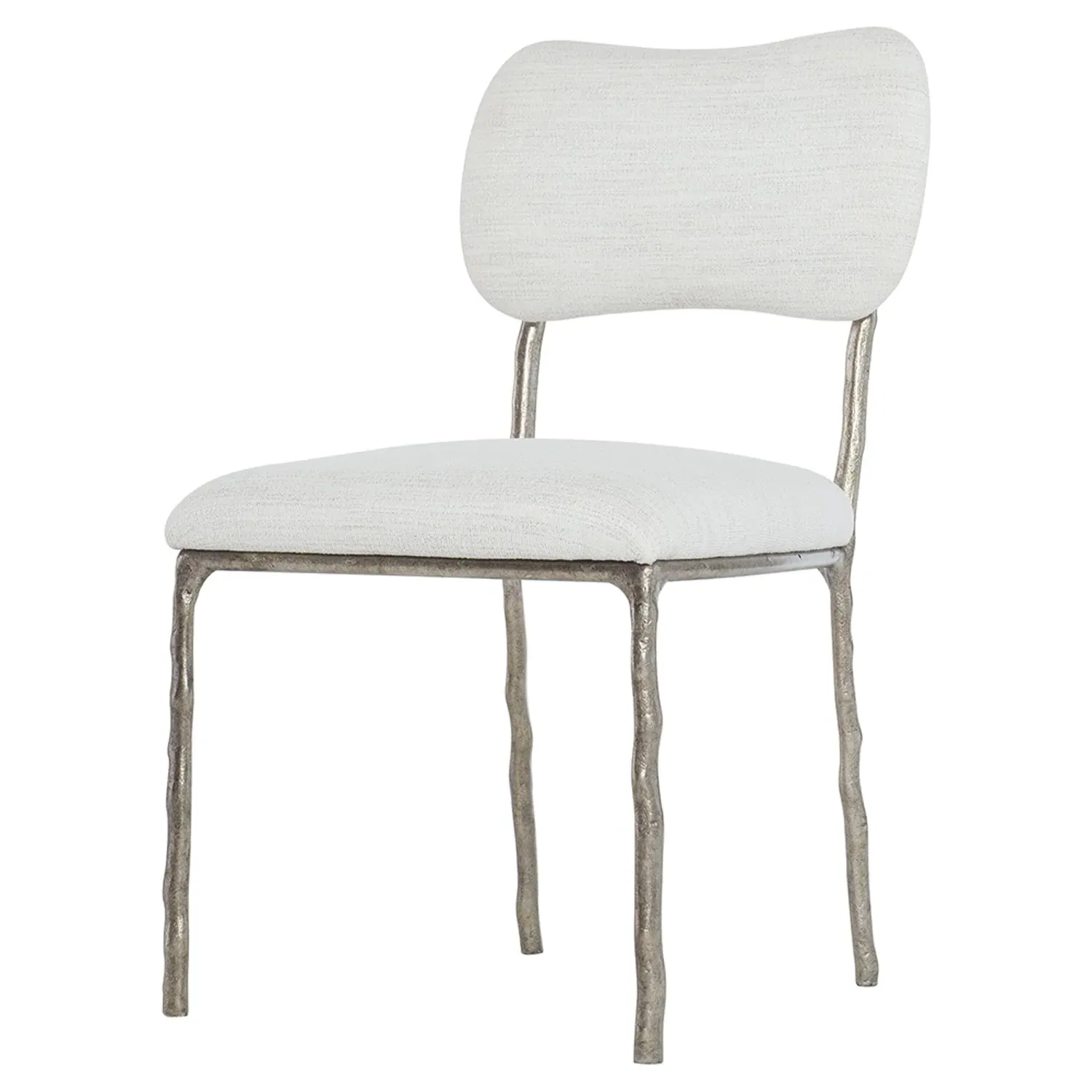 Jane Dining Side Chair - Cream, Steel