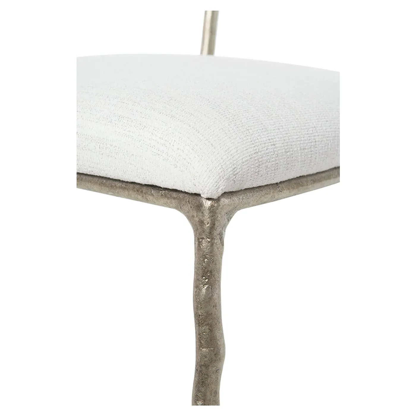 Jane Dining Side Chair - Cream, Steel