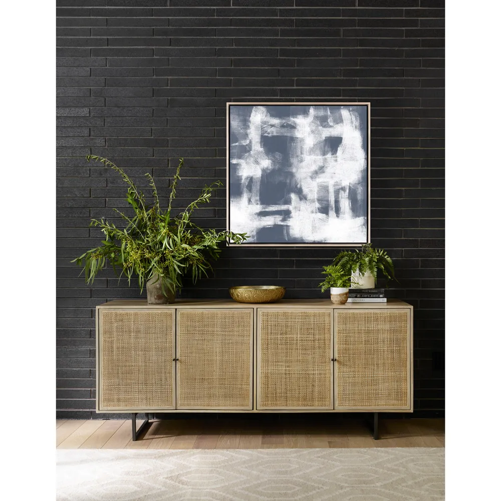 Janes Sky Wall Art - Natural Frame, Maplewood