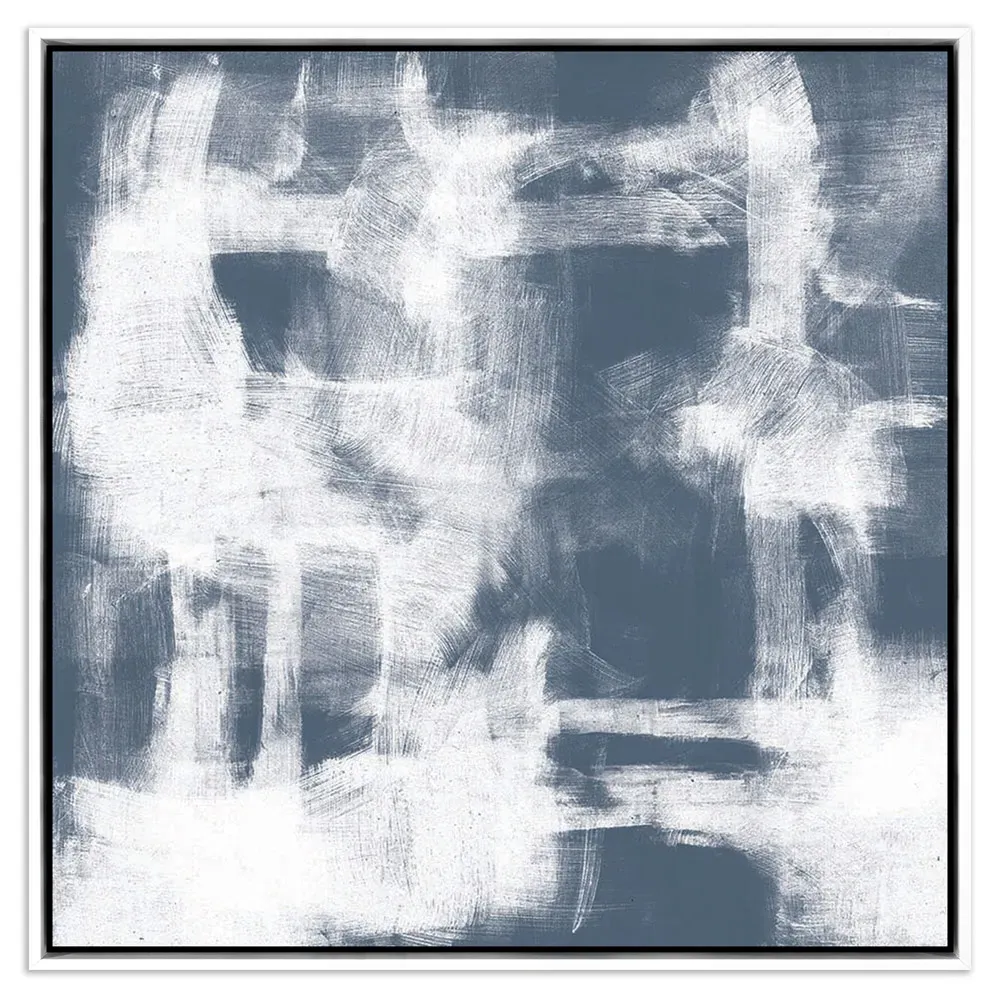 Janes Sky Wall Art - White Frame, Maplewood