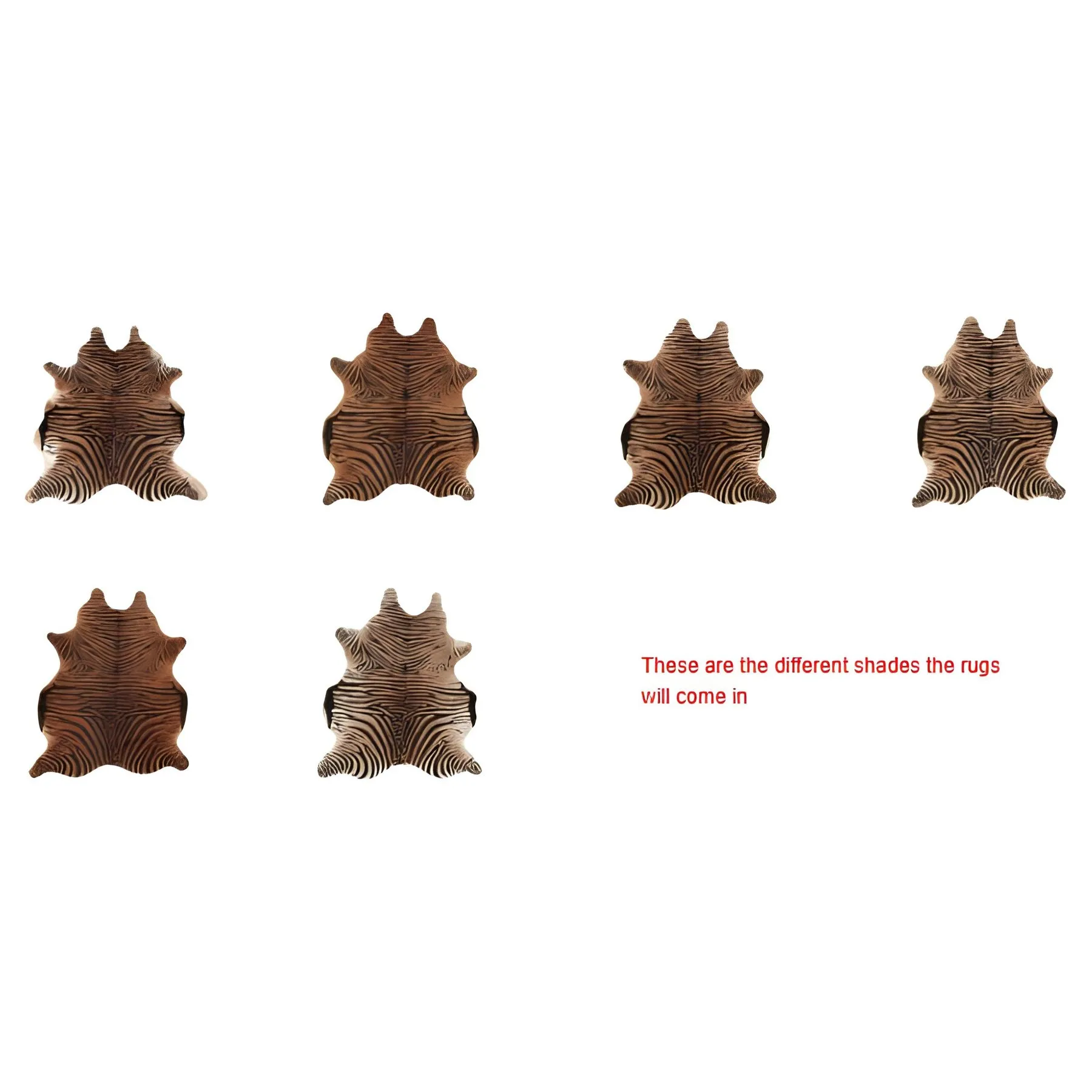 Janet 5x7 Leopard Print Hide Rug - Brown, Cowhide