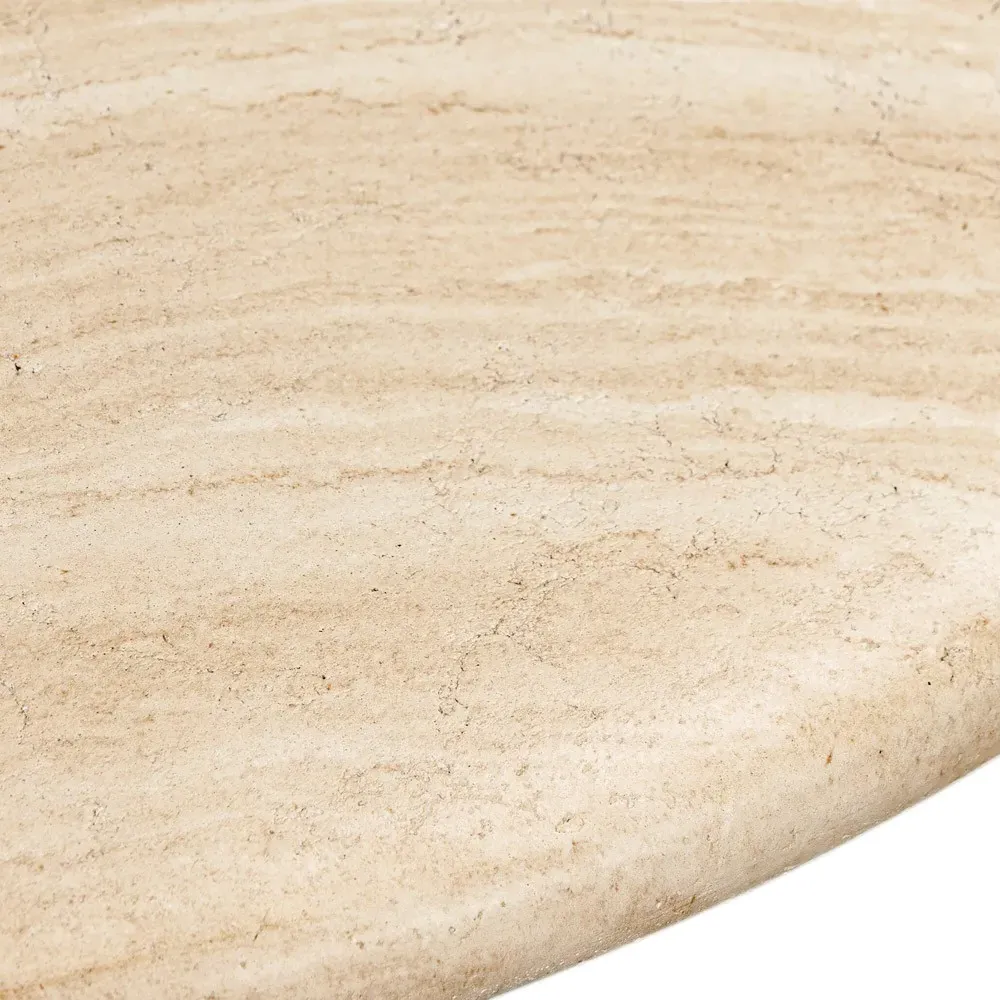 Janice Round Outdoor Bistro Table - Sand, Concrete