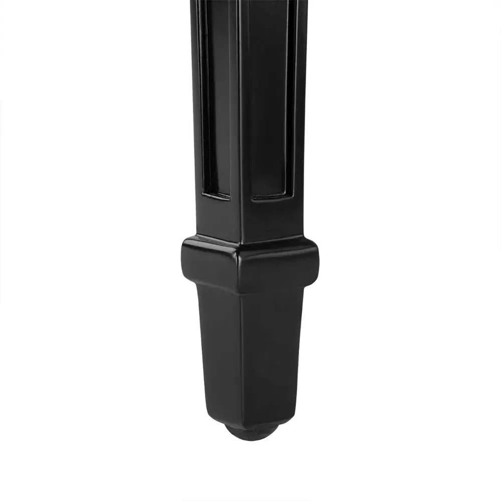 Jansen Woven Cane Side Chair - Black, Mahogany