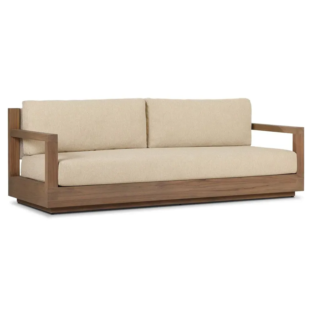 Jasmine Outdoor Sofa - Brown, Teak