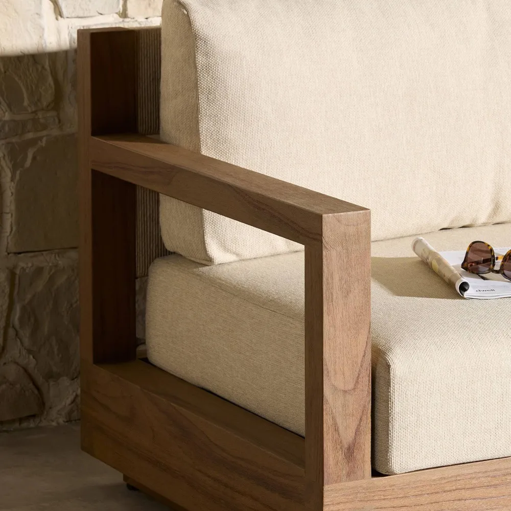 Jasmine Outdoor Sofa - Brown, Teak