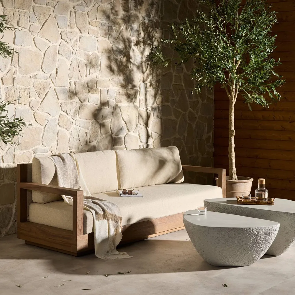 Jasmine Outdoor Sofa - Brown, Teak