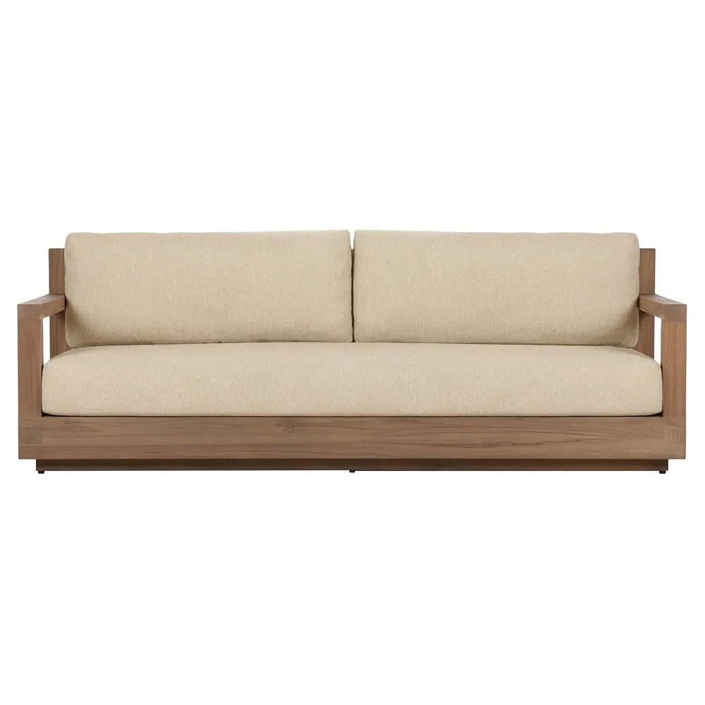 Jasmine Outdoor Sofa - Brown, Teak image