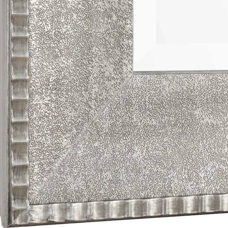 Jasper Rectangular Wall Mirror - Silver