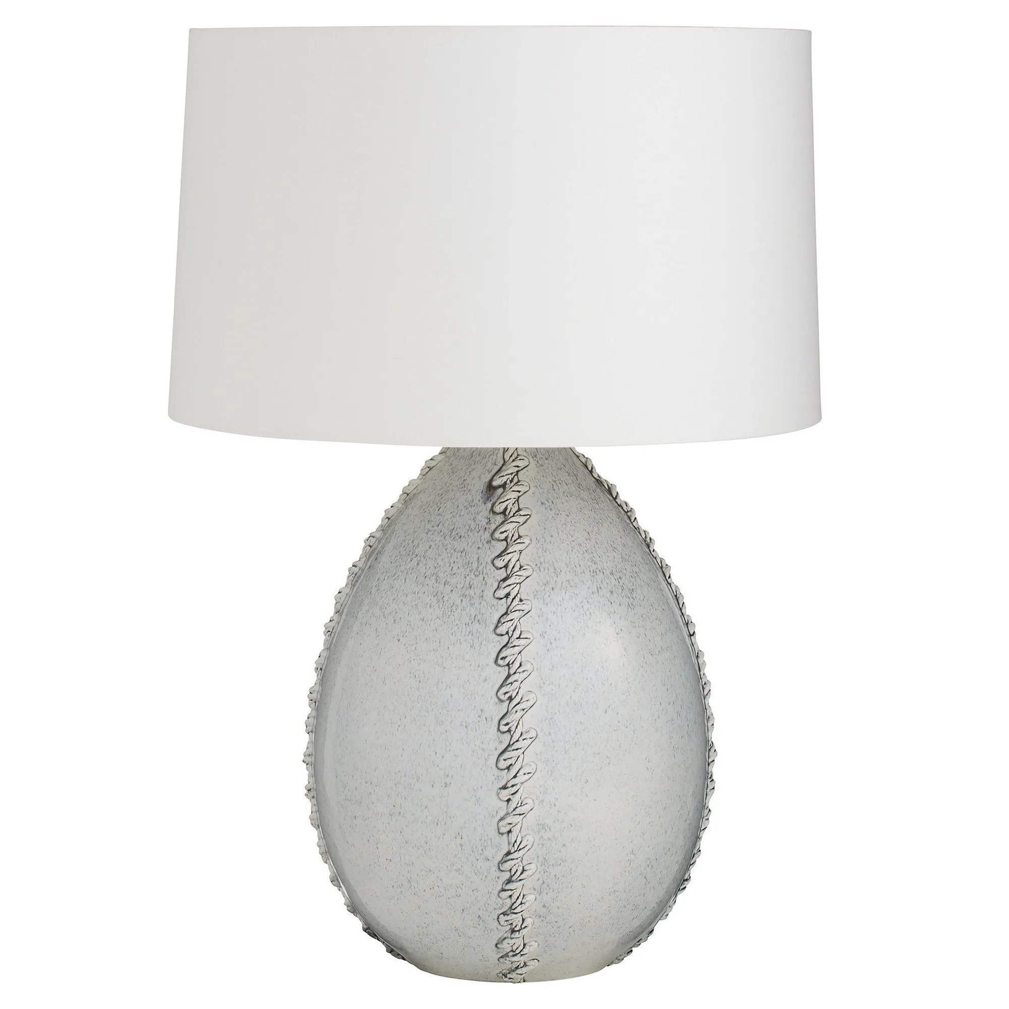Jaxx Coastal Beach Table Lamp - Ice Reactive, Ceramic